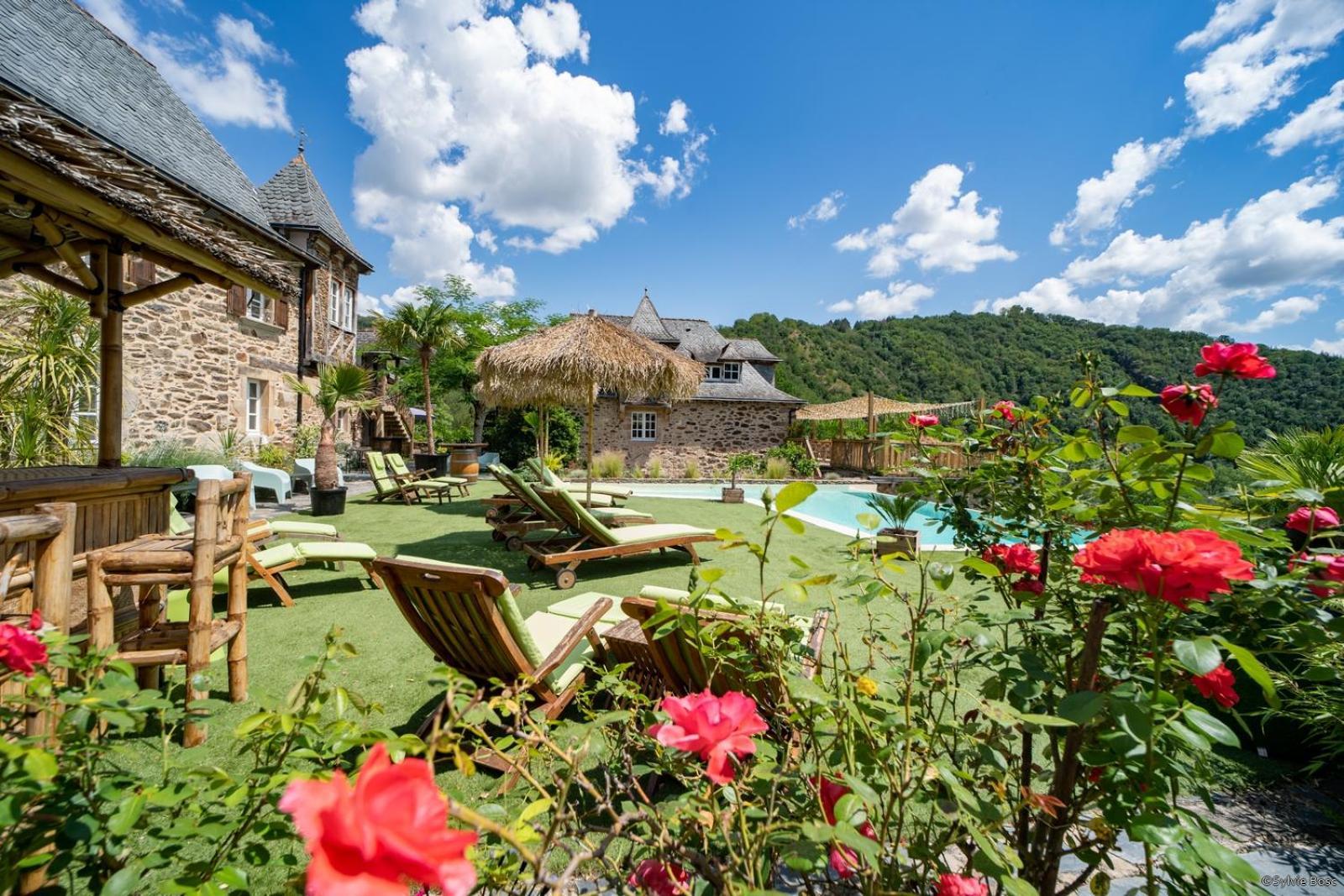 Отель Chateau De Longcol La Fouillade Экстерьер фото